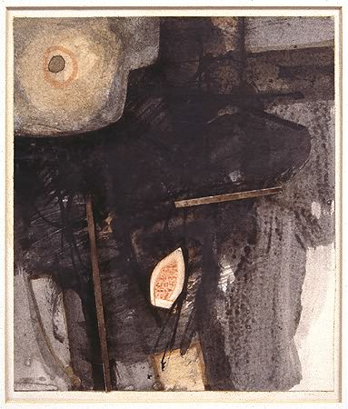 Ink Collage, 1964, ind/acrylic, 5x4