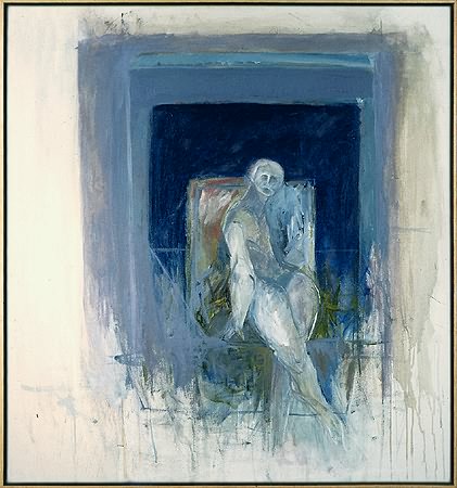 Seated Figure S2, 1966, a/c, 45x42