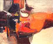 No. 4, Series One, 1962, oil on canvas, 11h x 15w