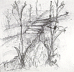 Steps, 1965, Pencil, 18x18